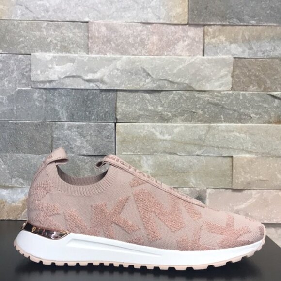 MICHAEL Michael Kors Bodie Metallic Logo Knit Slip-On Trainer - Picture 2 of 4